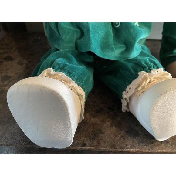 Vintage Set of Cabbage Patch Twins in Green Velvet #479 - Picture 7 of 15